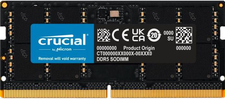 Actual product image Crucial SODIMM 32G (1X32G) DDR5-5600 *CT32G56C46S5T (1 x 32GB, 5600 MHz, DDR5 RAM, SO-DIMM)