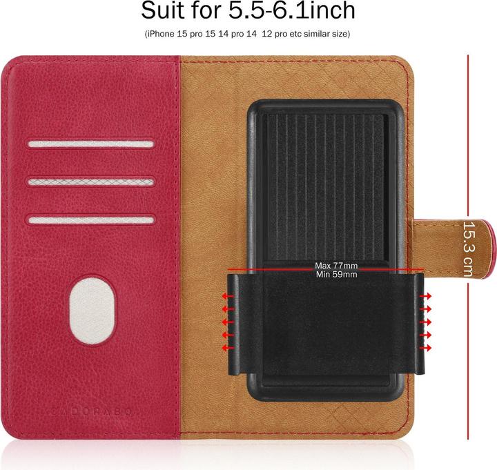 Actual product image Cadorabo Case for Samsung Galaxy J3 2017 US Version Book Cover (Samsung Galaxy J3 2017 (US version))