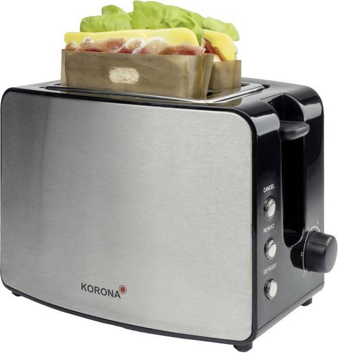 Korona XXL broodrooster met toastzakjes