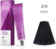 Produktbild Londa Vopsea permanenta 2/0, Negru, 60ml (0, 2)