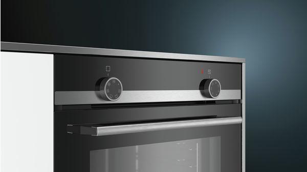 Produktbild Siemens iQ100 HB510ABR0S - Backofen - Einbau - Nische - Breite: 56 cm - Tiefe: 55 cm - Höhe: 58,5 cm