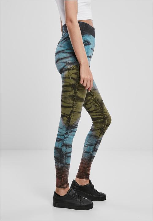 Immagine prodotto Urban Classics Leggings a vita alta in cotone Tie Dye da donna (L)