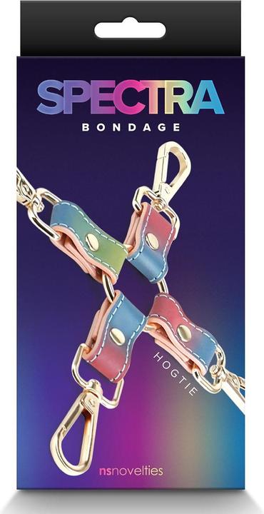 Actual product image NS Novelties Spectra Bondage Hogtie - Rainbow