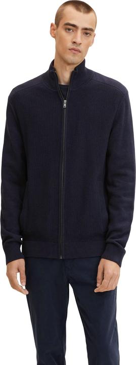 Produktbild Tom Tailor Jacke Strickjacke mit Stehkragen und seitlichen Eingrifftaschen (S)