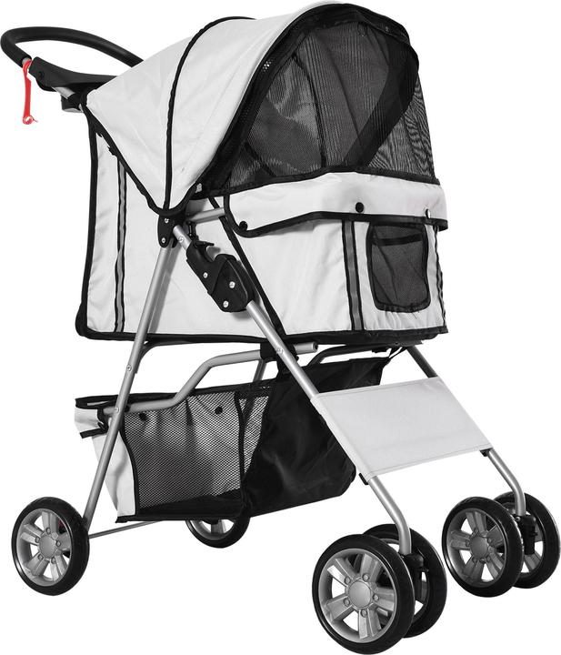 Image du produit PawHut Chariot pour chiens avec grillage (Chien, Pliable)