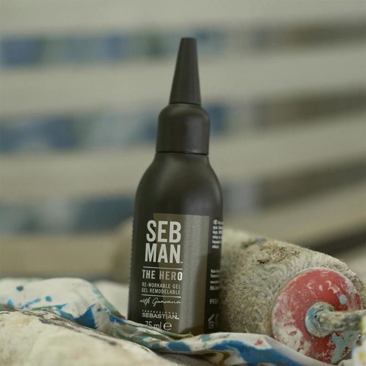 Actual product image Sebastian The Hero Re-Workable Gel (Hair wax, 75 ml)