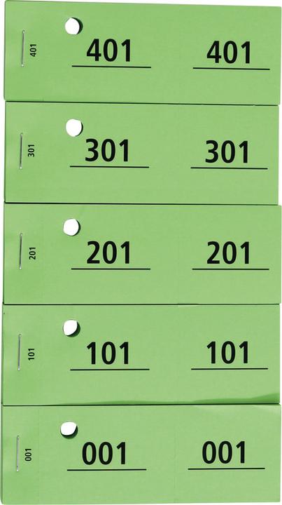 Immagine prodotto Adri Blocchetti per guardaroba numerati da 1 a 500 (100 x)