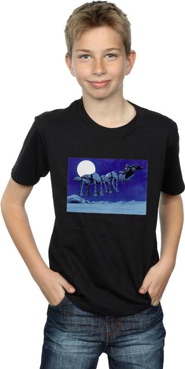 Immagine prodotto Star Wars Christmas AT-AT Sleigh Maglietta Ragazzi (128)