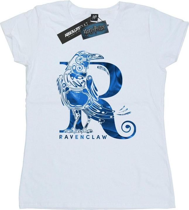 Actual product image Womens/Ladies Ravenclaw Raven Cotton T-Shirt (M)