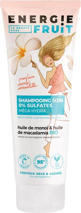 Energie Fruit - Shampooing Soin 0% Sulfates Méga-Hydra (250 ml, Flüssiges Shampoo)