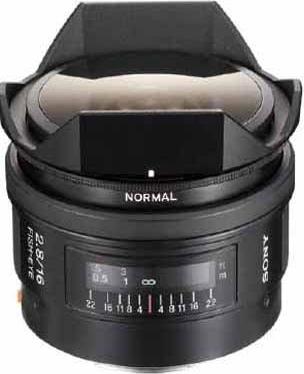 Produktbild Sony 16mm f/2.8, Fisheye, Full Frame A-Mount (Sony A, Vollformat)