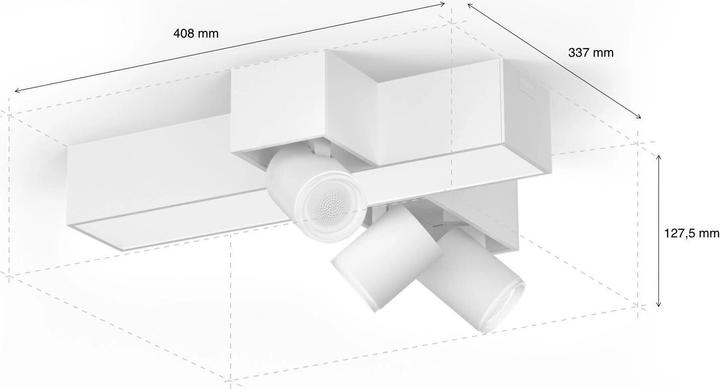 Image du produit Philips Hue Centris Base BT (2850 lm, GU10)