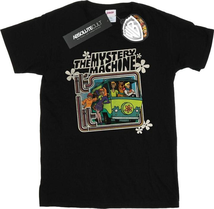 Actual product image Scooby Doo Girls Mystery Machine Cotton T-Shirt (128)