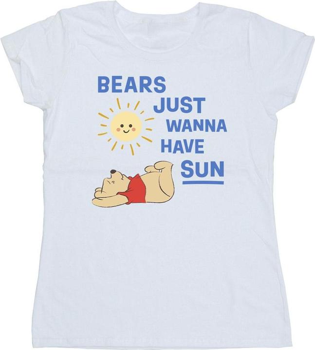Image du produit Disney - T-shirt WINNIE THE POOH BEARS JUST WANNA HAVE SUN - Femme (XXL)