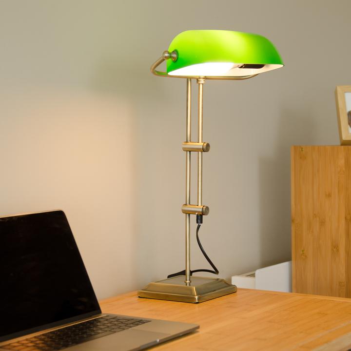 Produktbild Relaxdays Bankerlampe (E27)