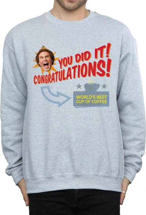 Immagine prodotto Elf World's Best Coffee Felpa Uomo (XL)