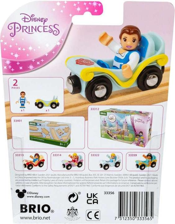 Produktbild Brio Eisenbahn Disney Princess Belle mit Waggon