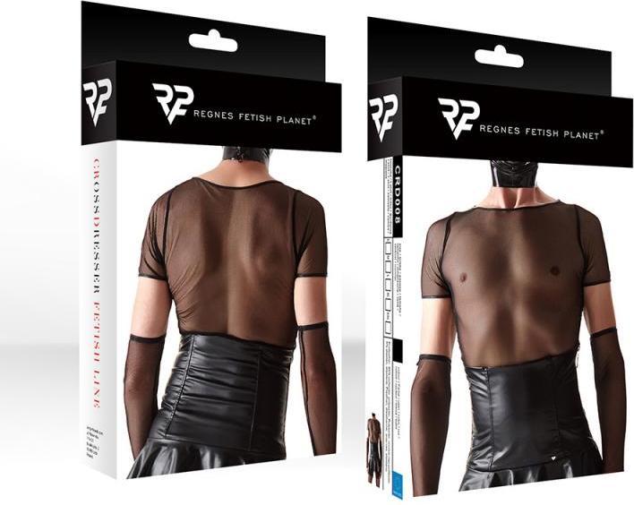 Actual product image Regnes Fetish Planet Herren Netz-Shirt (L)