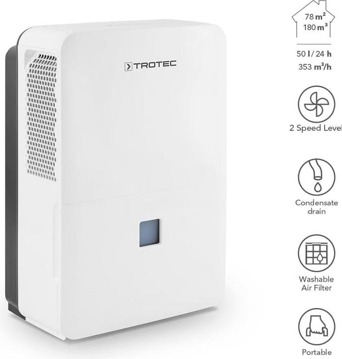 Immagine prodotto Trotec Luftentfeuchter TTK 127 E (150 m², 50 l/24h)