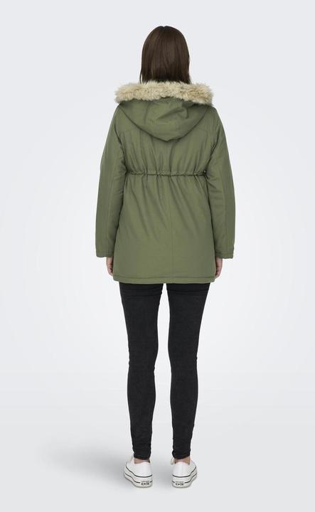 Produktbild Only Maternity Kapuze mit abnehmbarem Kunstfell-Rand Maternity Parka Langer Parka (XS)