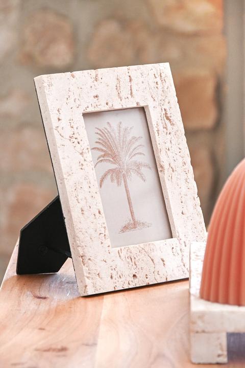 Produktbild Esprit Fotorahmen Home Beige Harz Kristall Marmor Urban 18 x 2 x 22 cm (10 x 15 cm)