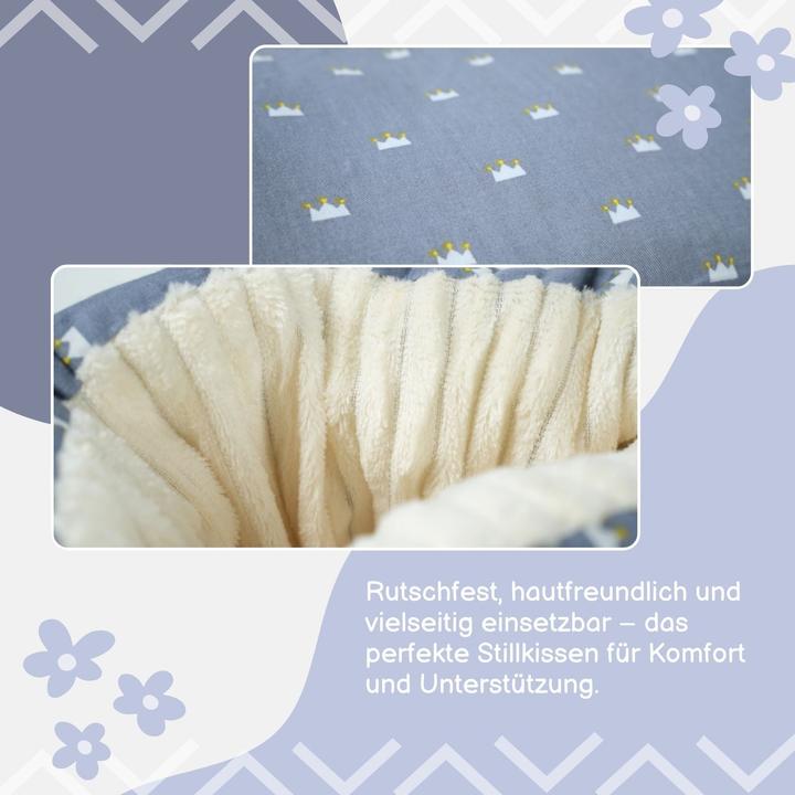 Actual product image Hermex Baby-Stillkissen Lagerungskissen Arm-Stützkissen Lagerungsrolle Entlastungspolster (26.50 cm)