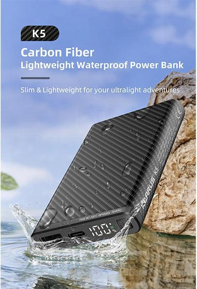 Actual product image Klarus K5 - Waterproof Ultralight Powerbank (10000 mAh, 22.50 W, 385 Wh)