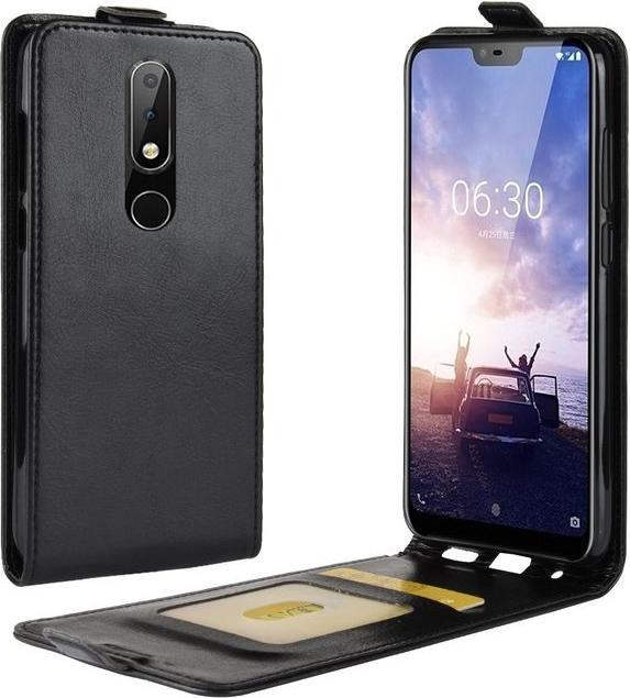 Produktbild MU Classic Crazy Horse Leder Flipcase Series (Nokia 5.1 Plus)