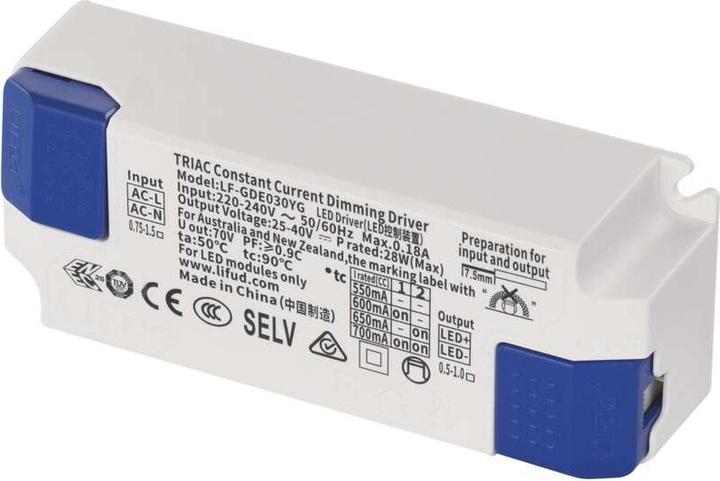 Actual product image Emos Triac dimmable driver for LED light 700mA 28W