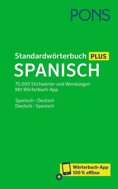 Actual product image Standardwörterbuch Plus Spanisch (German, Spanish, PONS, 2019)