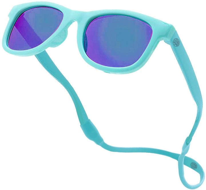 Baby Sunnies Baby-Sonnenbrille mit Band Hellblau
