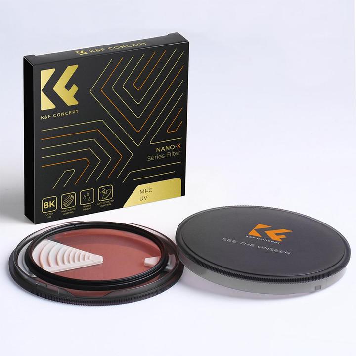 Image du produit K&F Concept Filtre de protection MCUV 105MM avec 28 couches vertes multicouches HD Waterproof Scratch Resistant (Filtre UV)
