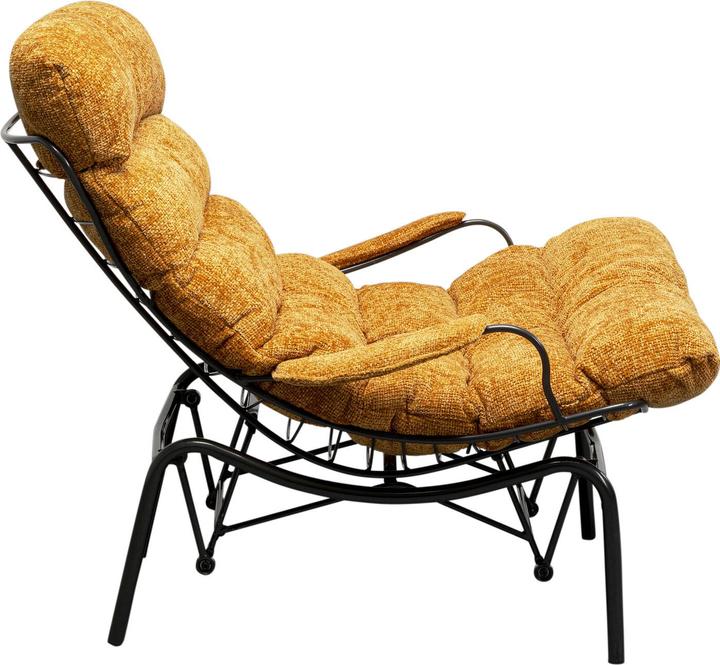 Image du produit Kare Design Fauteuil + pouf Vienna Swing Jaune