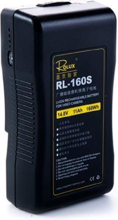 Immagine prodotto Rolux Batteria V-Mount RL-160S 160Wh 14.8V 11000mAh (1 pz., 10500 mAh, Accumulatore di carica elettrica)