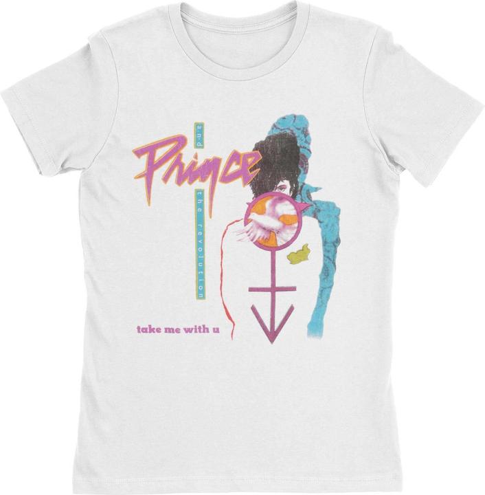 Actual product image Prince Womens/Ladies Take Me With U T-Shirt (S)