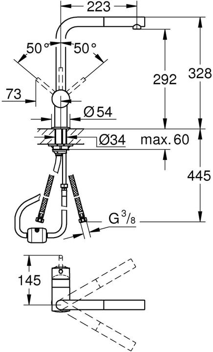 Immagine prodotto Grohe Miscelatore monocomando Minta per lavello