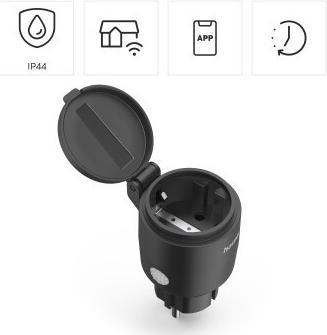 Actual product image Hama WLAN socket outlet outdoor