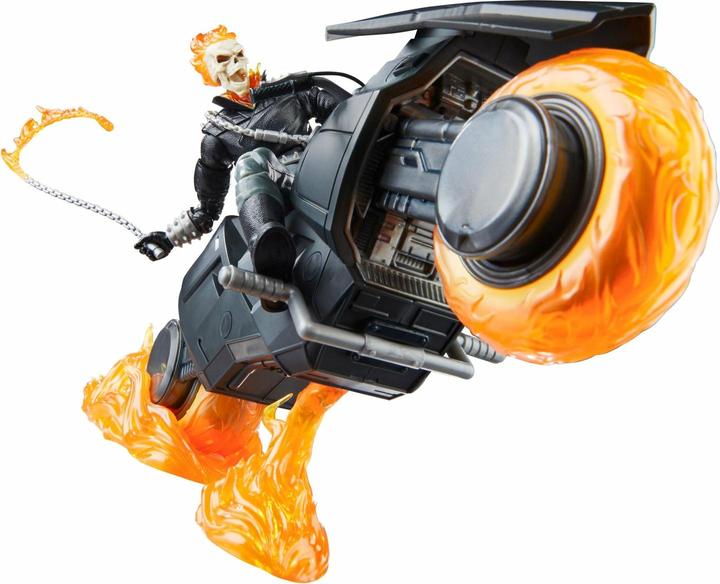 Actual product image Hasbro Marvel 85th Anniversary Marvel Legends action figure with vehicle Ghost Rider 15 cm