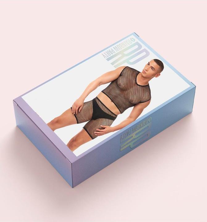 Actual product image René Rofé Net-Bula Three-Piece Set - Black (L, XL)
