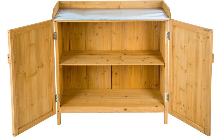 Actual product image tectake Garden storage bench