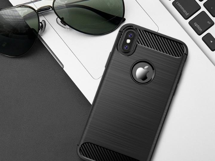 Image du produit Screenguard Apple iPhone XR Étui Carbon Brushed Soft TPU (Apple iPhone XR)