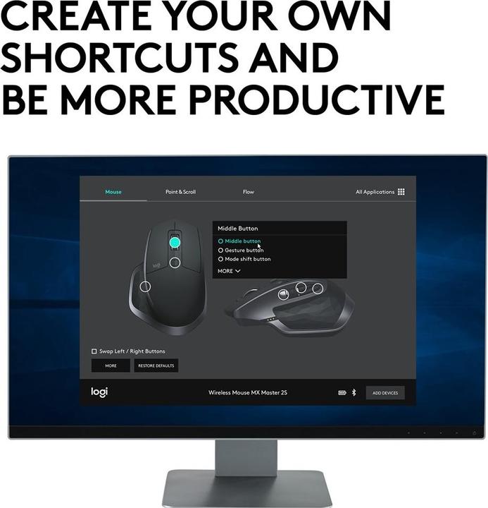 Productafbeelding Logitech MX Master 2S (Draadloze)