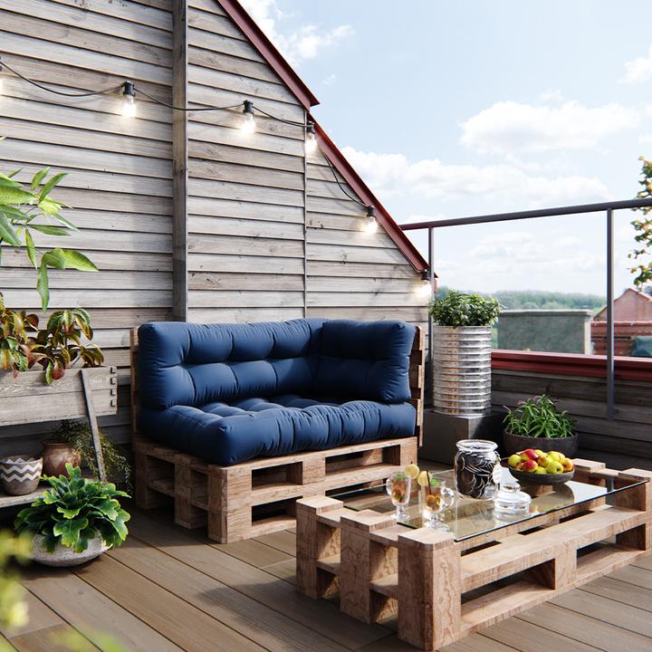 Immagine prodotto Vicco Palettenkissen Flocken (60 x 40 x 20 cm)
