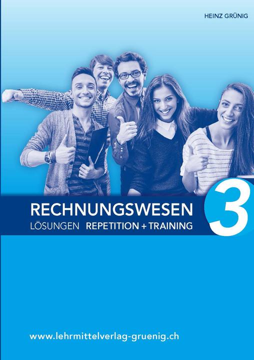 Produktbild Rechnungswesen 3 Lösungen (Deutsch, Heinz Grünig, 2024)