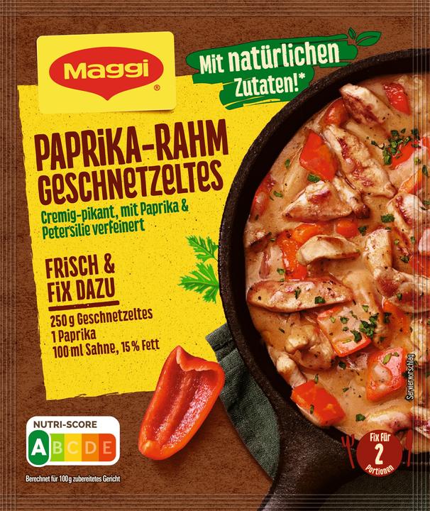 Actual product image Maggi FIX creamed paprika slices (41 g)