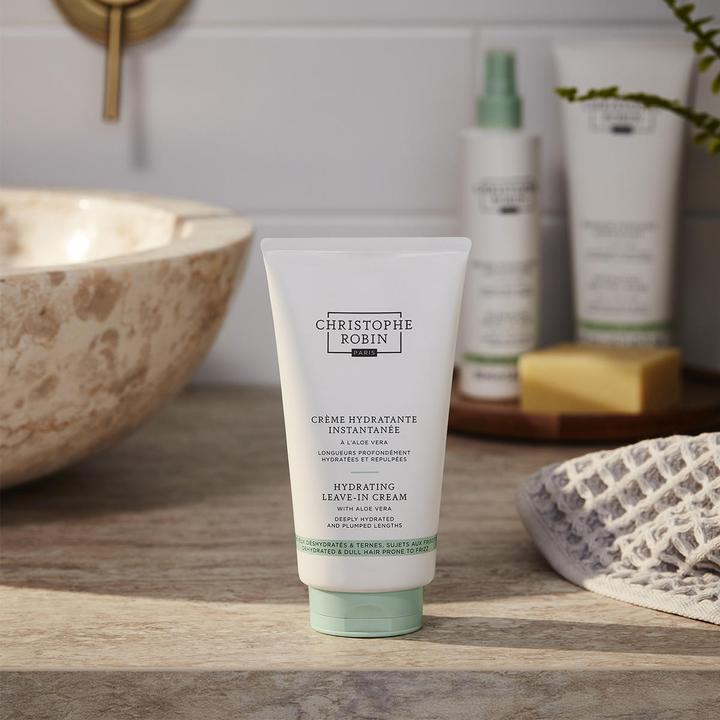 Produktbild Christophe Robin Hydrating Leave-In Cream with Aloe Vera (150 ml)