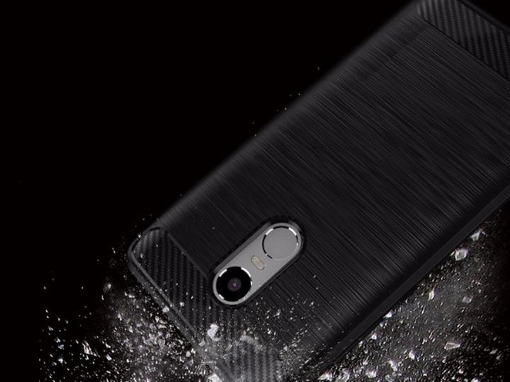Actual product image Screenguard Xiaomi Redmi Note 4 Cover Carbon Brushed Soft TPU (Xiaomi Redmi Note 4)