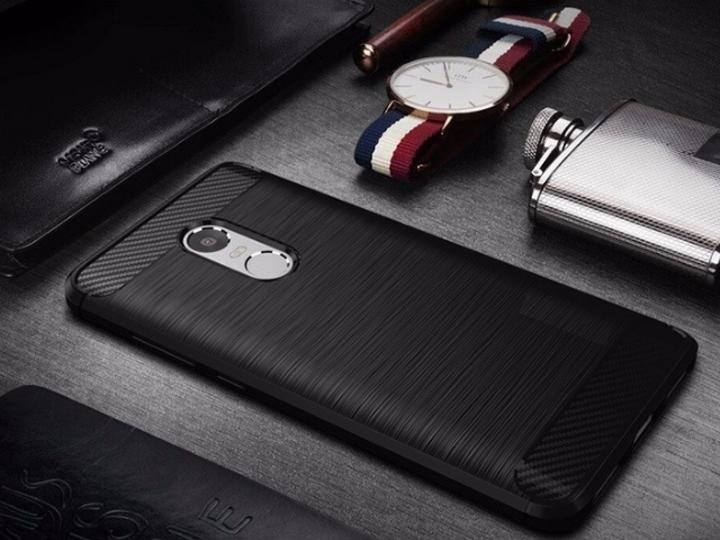 Actual product image Screenguard Xiaomi Redmi Note 4 Cover Carbon Brushed Soft TPU (Xiaomi Redmi Note 4)