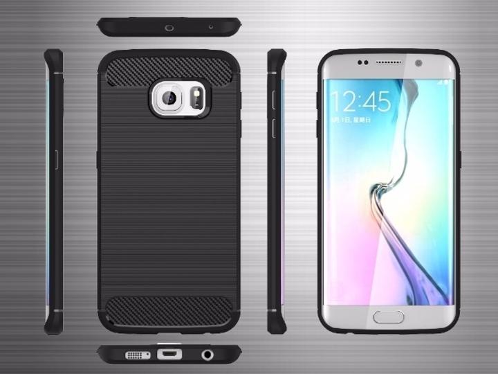 Image du produit Screenguard Samsung Galaxy S6 Edge Coque Carbon Brushed Soft TPU (Samsung Galaxy S6 Edge)