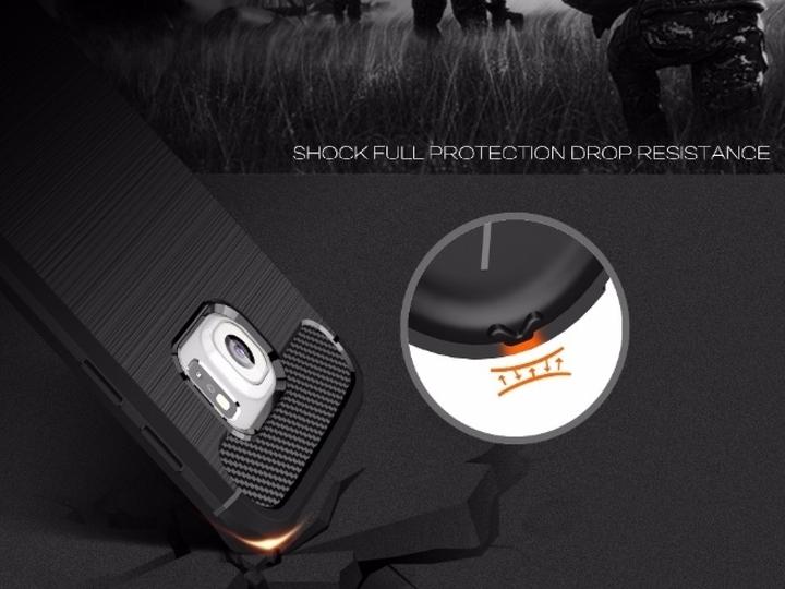 Image du produit Screenguard Samsung Galaxy S6 Edge Coque Carbon Brushed Soft TPU (Samsung Galaxy S6 Edge)